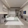Mobiliario de Hotel, Camas Personalizadas para Casas de Huéspedes, Juegos de Cama para Habitaciones Estándar, Juegos Completos para Apartamentos de Estancia en Casa, Habitaciones de Huéspedes y Hoteles Express, Camas Dobles