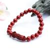 Pulseira de Cinábrio Guan Yu Pulseira Pixiu de Areia Dourada Roxa Fábrica de Joias Atacado Transmissão ao Vivo E-commerce Dropshipping S2071408