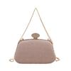 Diseño de Moda Estilo Hong Kong Carcasa Dura Versátil Bolso de Noche Moda Femenina Bolso Cruzado al Hombro en Forma de Lingote