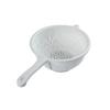 Colador de mano para lavar frutas y verduras de cocina, colador de drenaje de grado alimenticio, cesto de drenaje, limpieza para escaldar con asa, cesto para lavar