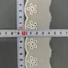 Tecido de Renda Rayon 3-7cm Bordado Perfurado Roupas Renda Lingerie Roupas Infantis Acessórios de Renda Pode Ser Tingido