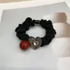 Nova Coleção Coreana de Scrunchies Plissados de Renda com um Toque de Luxo, Acessório de Prendedor de Cabelo Simples e Moderno com um Toque de Elegância