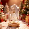 Enfeites de Vidro Zibo Arame Puxado à Mão Cobertura de Vidro para Árvore de Natal Caixa de Presente Presente de Natal Decoração de Mesa Pequeno Presente