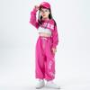 Disfraz de Jazz para Niña Disfraz de Performance de Jazz para Niños Disfraz Moderno para Niña Conjunto de Cadera Abierta Hip-Hop para Niña