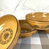 Venta al por mayor de artículos de uso diario Amarillo Esmaltado Tazones Electrónicos Set para el Hogar Tazones Tazones Grandes para Sopa Hotel Puestos Callejeros Tienda de Dos Yuanes