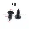 Cierre rápido de remache de presión con púas en forma de árbol de Navidad universal, clip para coche, clip de plástico para techo, revestimiento de maletero de nailon