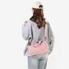 Bolsa Esportiva Casual Simples Personalizada Grande Capacidade Feminina Casual de Viagem Leve com Alça de Ombro para Brincadeiras ao Ar Livre Transversal