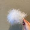 Presilha de Cabelo com Pena Estilo Iu para Meninas, Piranha Branca Acessório de Cabelo Que Não Danifica o Cabelo, Piranha de Pérola para Fios Soltos e Raízes do Cabelo, Versátil