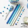 Serie Degradado Azul Sensación de Alta Gama Papel Estrella Botella Estrella Estrella de la Suerte Origami DIY Hecho a Mano Deseos de Cumpleaños Regalo