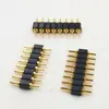 Conector de 8 Pinos Pogo Pin Pino de Mola Banhado a Ouro Pino de Contato de Alta Corrente Assento de Dupla Fileira