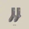 Meias Masculinas da Moda Tendência Meia-Perna para Homens e Mulheres, Meias Longas com Letra Ins Outono e Inverno, Meias Esportivas Masculinas Casuais Desodorantes