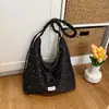 Bolsa Tote Grande de Capacidad Dulce Nueva Primavera Estilo Perezoso Estampado Cielo Estrellado Bolsa de Tela Compuesta Bolsa para Mujer