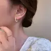 Pendientes de Perla Elegantes de Gama Alta Nicho con Cierre de Plata 925 Estilo Ins Retro para Mujer Pendientes de Lujo Ligero Corea del Sur Venta al por Mayor