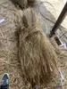 Decoración de Tejado de Granja Cortina de Paja Paja Seca Hierba para Mascotas Tejado de Paja Natural Paja