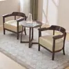 Usado casa de chá vento loja de chá com leite sofá individual cadeira B&B hotel cadeira de lazer mesa e cadeiras de café cadeira de lazer de varanda
