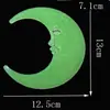 Pegatinas de Pared Luminosas de Estrella de 3 cm y Luna de 8 cm Pegatinas Fluorescentes Brillantes Tridimensionales para Decoración de Habitación Infantil Pegatinas Luminosas Transfronterizas para Refrigerador