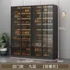 Gabinete para Zapatos Gabinete de Entrada Gabinete de Vidrio para Zapatos Doméstico Gabinete de Almacenamiento Gabinete de Almacenamiento Montado en Pared Integrado Puerta Gabinete de Almacenamiento para Pasillo Zapatero