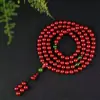 Mineral Crudo Cinnabar de Alto Contenido Calabaza Jade Cuentas Pulsera Multicírculo Arena Dorada Púrpura Arena Roja Imperial Pulsera Venta al por Mayor Dropshipping