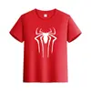 Camiseta de Algodão de Manga Curta Cor Sólida Verão Transfronteiriça Roupas Infantis Meia-manga Roupas Pai e Filho Roupas de Classe Camiseta Básica com LOGO Estampado