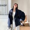 Chaqueta de Trabajo Retro Lavada Versátil Cómoda de Calidad Mejorada Nueva Era Reductora de Edad Tendencia Primavera y Otoño 2025