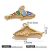 Acero Inoxidable Serie Océano Colgante de Pez Chapado en Oro al Vacío Pulpo Tiburón Gota de Aceite Colgante Accesorios de Joyería de Playa