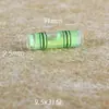 Instrumento de medição de nível dupla bolha horizontal bolha horizontal 9.5*40MM nível verde ferragens conexões de encanamento