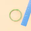 Colgante Pinza Tarjeta Anillo Hebilla Pieza Anillo de Sujeción Metal Abridor Anillo Móvil Tarjeta Calendario de Escritorio Anillo para Tarjetas de Hojas Sueltas Llavero Colorido