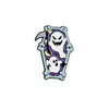2026 Nuevo Broche Metálico de Dibujos Animados Diseño de Fantasma Insignia Personalizada Creativa Accesorio Decorativo Versátil Transfronterizo