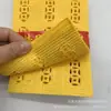 Papel-Moeda Perfurado Premium para Queimar, Culto aos Ancestrais, Papel Perfurado de Moeda de Cobre, Festival Qingming dos Fantasmas, Papel Bolha Amarelo no Atacado, Fácil de Queimar