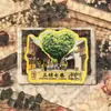 Imanes de Nevera Acrílicos de Ciudades de la Provincia de Fujian Fuzhou Xiamen Pingtan Isla Dongshan Hotel Gulangyu Souvenir de Exposición