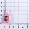 Miniaturas simuladas de botellas pequeñas para juego de alimentos al por mayor, botellas en miniatura de bebidas y vino, accesorios de resina de tienda de conveniencia, parches de dibujos animados surtidos