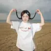 Camiseta Casual Versátil Elegante de Manga Curta para Mulheres, Verão 2026, Algodão Puro, Camisa Básica Simples de Corte Solto, Top Estilo Coreano