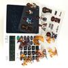 Adesivos Pet À Prova D'água Paisagem Colorida Camada Múltipla Diário Adesivos para Esboço Alta Transparência Autoadesivo Papel Revestido
