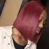 Moda europea y americana encaje frontal 13*4 encaje peluca cabeza bobo cruce fronterizo comercio exterior África más vendida peluca de encaje frontal