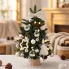 Árvore de Natal Popular para Mesa, Conjunto de Decoração de Natal, Mini Árvore de Natal para Decoração de Janela de Hotel, Exclusivo para Vendas Transfronteiriças