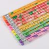 Lápiz HB Transfronterizo Serie Frutas con Cabeza de Goma Conjunto de Lápices para Escribir y Pintar para Niños de Primaria Venta al por Mayor