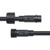 Mayorista M25 macho y hembra acoplamiento alta potencia 4 cuadrados 30A corriente conector 3p IP67 impermeable cable de alimentación exterior