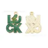 Sombrero Verde de Trébol Irlandés St. Accesorios de Joyería del Día de San Patricio Colgante DIY Colgante para Llavero