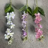 Flores de Jasmim Artificiais Pendentes para Decoração de Sala de Estar em Casa, Flores Artificiais de Begônia, Arranjos Florais de Casamento, Arranjos de Flores para Exterior