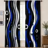 Cortinas con estampado digital geométrico hechas a medida de fabricantes transfronterizos, cortinas con acabado blackout a cuadros blancos y negros, disponibles para entrega inmediata en TEMU