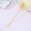 Horquilla Hanfu Antigua Nueva Horquilla China Flor de Ciruelo Accesorios para el Cabello Flor de Viento Frío Tocados de Gama Alta para Mujer Venta al por Mayor