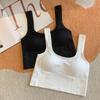 Ropa interior de belleza con espalda en forma de U, base envolvente, tubo pectoral, camisola para mujer, ropa interior sexy anti-luz para chica, venta al por mayor