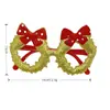 Óculos de Festa de Natal Mais Vendidos em Estoque de Fábrica Transfronteiriços, Adereços Decorativos em Formato de Papai Noel, Boneco de Neve e Árvore de Natal