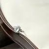 Anillo de plata de ley S925 con jade natural de semilla de hielo, espuma de agua, huevo de paloma para mujer, lujo ligero, nicho, moda, joyería de alta gama, exquisita