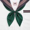 Elegante Bolinhas Nó de Peixe Dourado Sem Laço Gola de Marinheiro Floral Uniforme Versátil Fofo Novo Gravata Borboleta