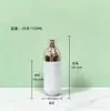 Frasco spray personalizado de 50ml para cuidados com a pele e protetor solar, frasco refil estilo pump de 150ml, frasco vazio para spray hidratante