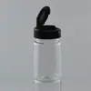 PET Transparente 50/60/70/80/100/120/150/175ml Botella para Cebo de Pesca Manualidades Plástico Vacío Tapa Flip-top