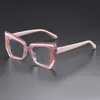 Nuevas Gafas de Alta Gama Anti-Luz Azul para Mujer 2025 Estilo Retro Europeo y Americano Versátil Combinación de Colores Ojo de Gato Gafas Planas