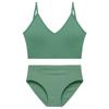 Roupa íntima sem aro para seios grandes pele sensível sexy camisola fina costas bonitas roupa de dormir colete de compressão para o peito feminino