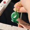 Colgante de paz de calcedonia de ágata tipo hielo natural, colgante estilo antiguo de calcedonia verde, accesorios para manualidades, ventas en vivo y servicios de dropshipping